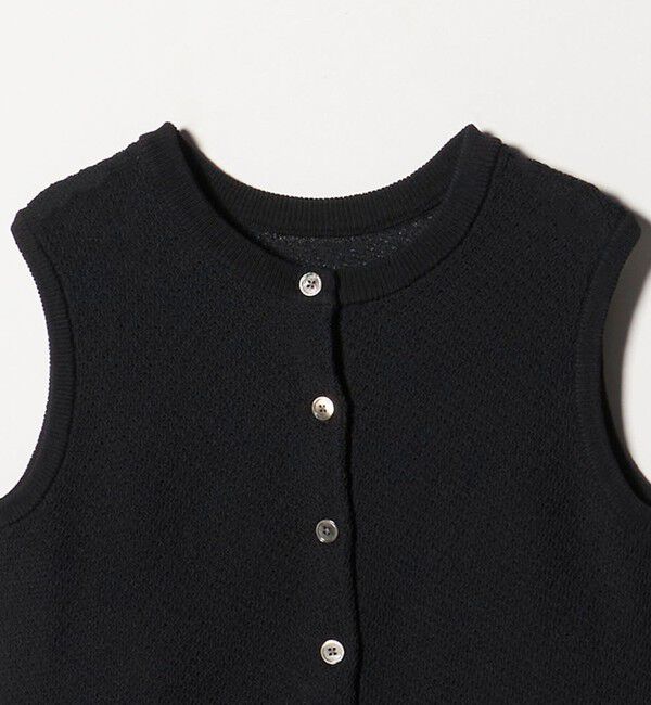 BEAUTY&YOUTH UNITED ARROWS「コットンポリエステル ジャガード 2WAYニットベスト  ウォッシャブル」|ベスト・ジレ|