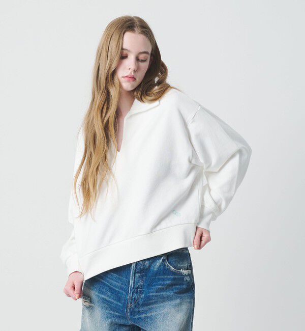 California General Store「＜CGS.＞オープン カラー スウェット / ウィメンズ」|スウェット・ジャージ|