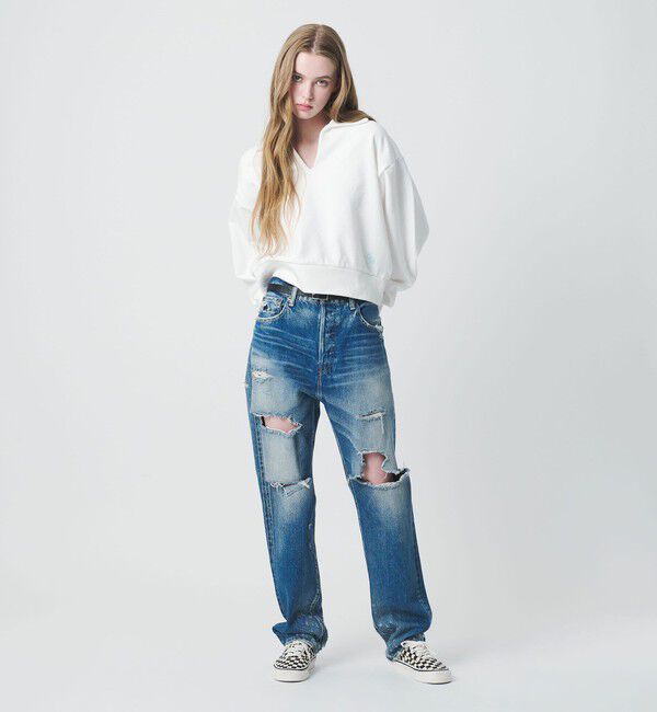 California General Store「＜CGS.＞オープン カラー スウェット / ウィメンズ」|スウェット・ジャージ|