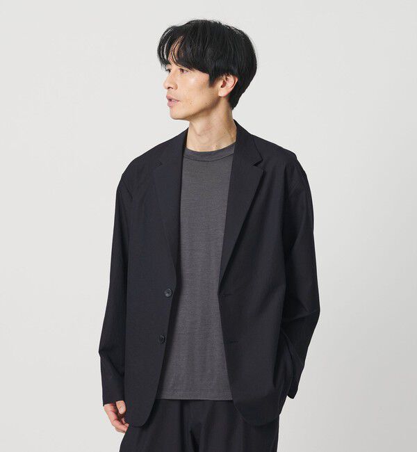 BEAUTY&YOUTH UNITED ARROWS「KOMATSU PACK 2ボタン リラックス ジャケット セットアップ対応 撥水 ウォッシャブル」|テーラードジャケット|