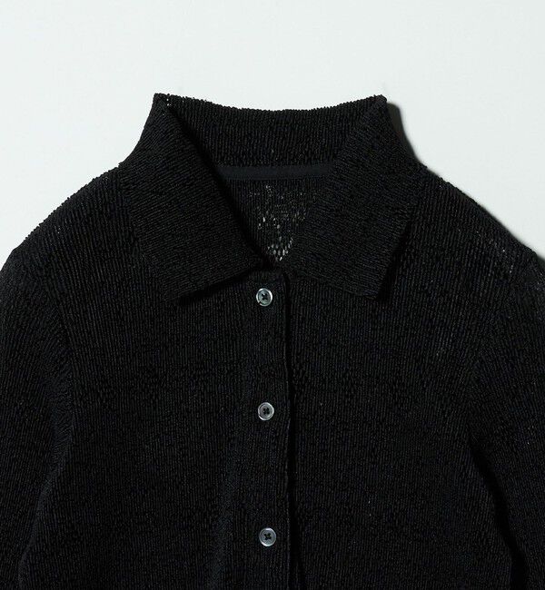 BEAUTY&YOUTH UNITED ARROWS「レースプリーツ シャツカーディガン ウォッシャブル」|カーディガン|