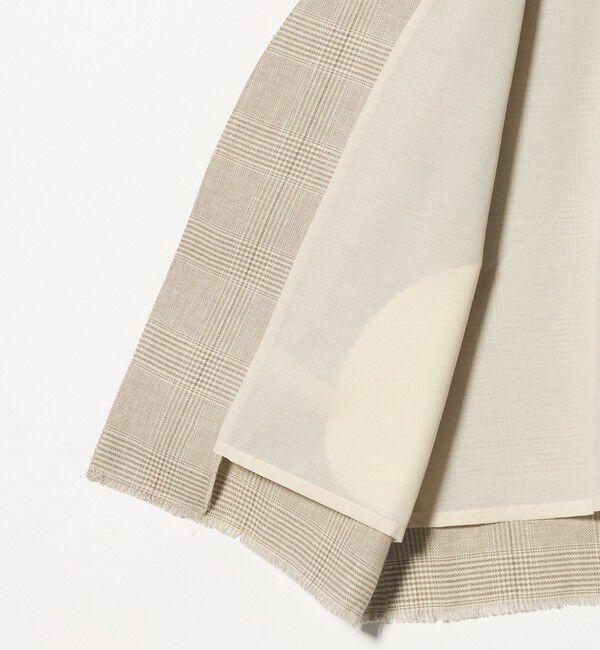 STEVEN ALAN「＜Steven Alan＞チェック カシュクール シャツジャケット」|ノーカラージャケット|