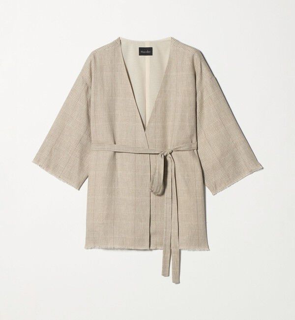 STEVEN ALAN「＜Steven Alan＞チェック カシュクール シャツジャケット」|ノーカラージャケット|