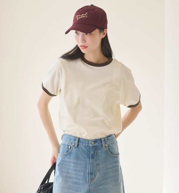 BEAUTY&YOUTH UNITED ARROWS「コットン シアー リンガーTシャツ」|Tシャツ・カットソー|