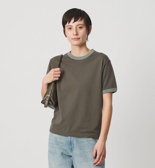 BEAUTY&YOUTH UNITED ARROWS「コットン シアー リンガーTシャツ」|Tシャツ・カットソー|