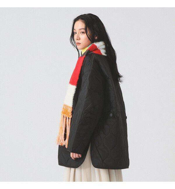 Ray BEAMS 「キルティング ノーカラー ブルゾン」|ブルゾン・スタジャン|