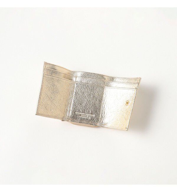 Demi-Luxe BEAMS 「GIANNI CHIARINI / メタリック コンパクトウォレット」|財布|