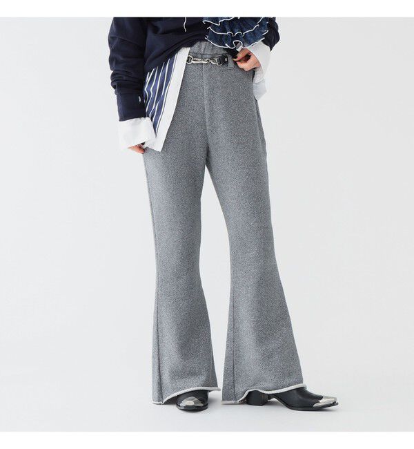 BEAMSBOY「maturely / グリッター ジッパー パンツ」|チノ|