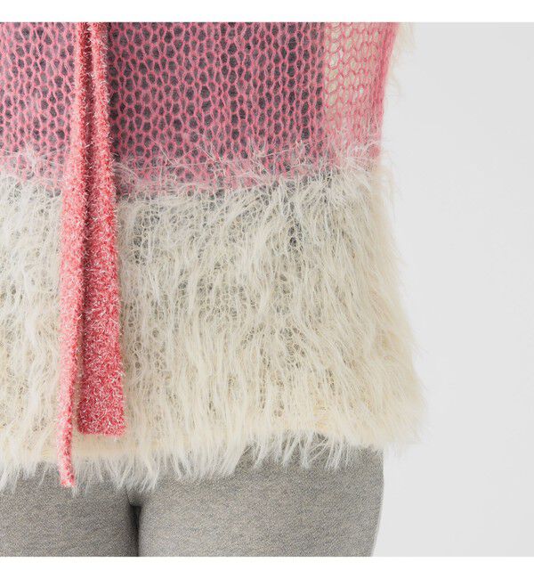 BEAMSBOY「maturely / スリーヤーン ボウタイ ロングスリーブ」|ニット・セーター|