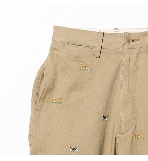 BEAMSBOY「ボーイ ドッグ エンブロイダリー チノ」|チノ|