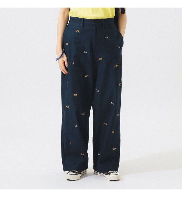 BEAMSBOY「ボーイ ドッグ エンブロイダリー チノ」|チノ|