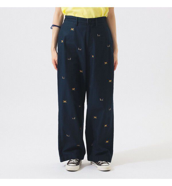 BEAMSBOY「ボーイ ドッグ エンブロイダリー チノ」|チノ|