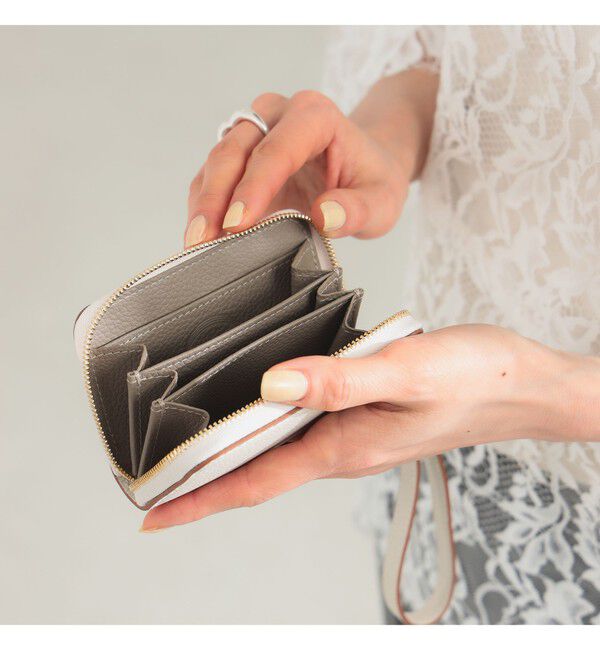 Demi-Luxe BEAMS 「【別注】L'arcobaleno / ストラップ ラウンド ジップ ウォレット」|財布|