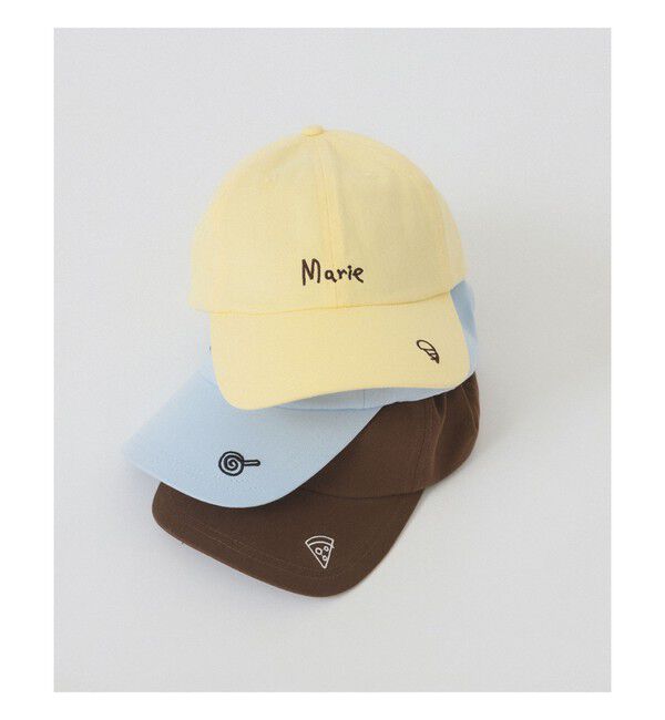 Ray BEAMS 「hand draw ネーム 刺繍 キャップ」|その他|YELLOW