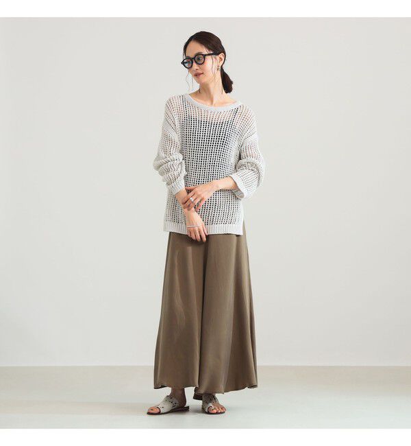 Demi-Luxe BEAMS 「フィブリル フレアスカート」|スカート|