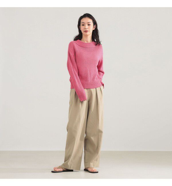 Demi-Luxe BEAMS 「AK+1 / インタック セミワイド パンツ」|チノ|