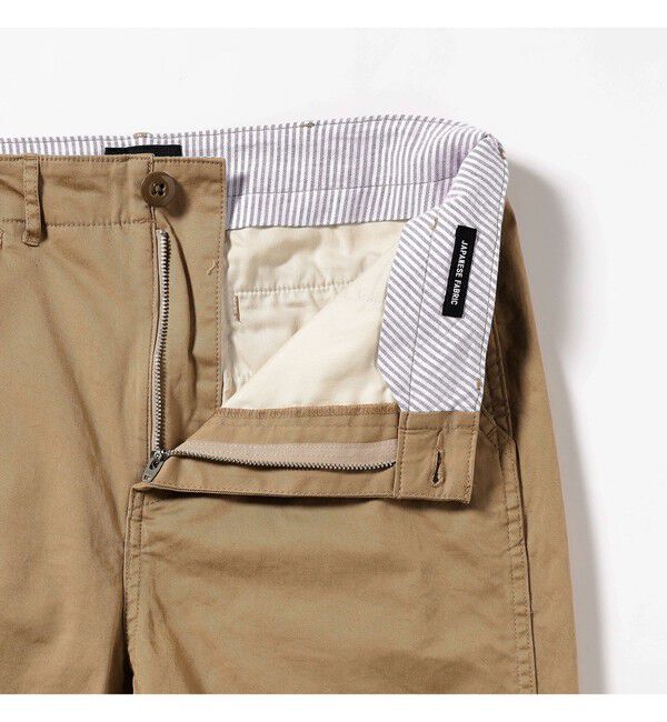 BEAMS「ストレッチテーパードチノ」|チノ|