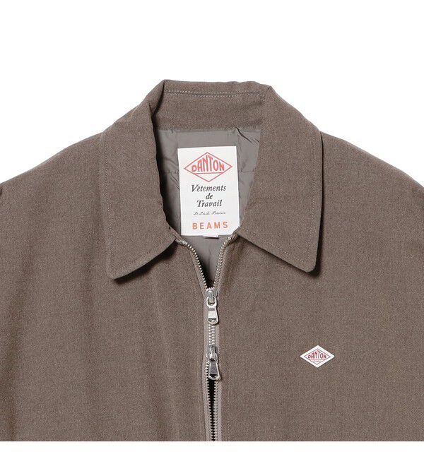 BEAMS「【別注】DANTON / ウールライククロス ワークジャケット」|ブルゾン・スタジャン|