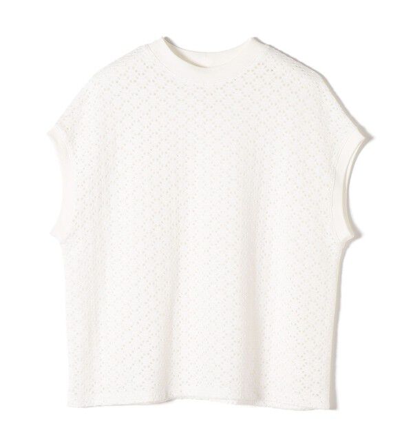 SHIPS for women「《一部追加予約》【WEB限定】〈手洗い可能〉アイレット クルーネック プルオーバー」|Tシャツ・カットソー|