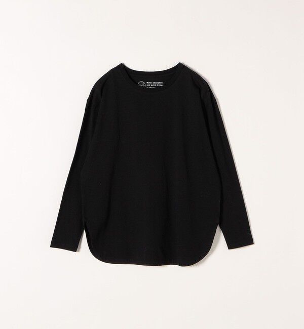 SHIPS any「SHIPS any:〈吸水速乾〉ラウンドヘム ロングスリーブ ワイド TEE」|Tシャツ・カットソー|