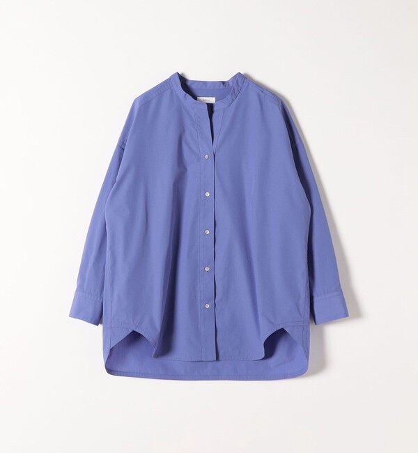 SHIPS any「SHIPS any:〈洗濯機可能〉REPREVE バンド カラー シャツ」|シャツ・ブラウス|