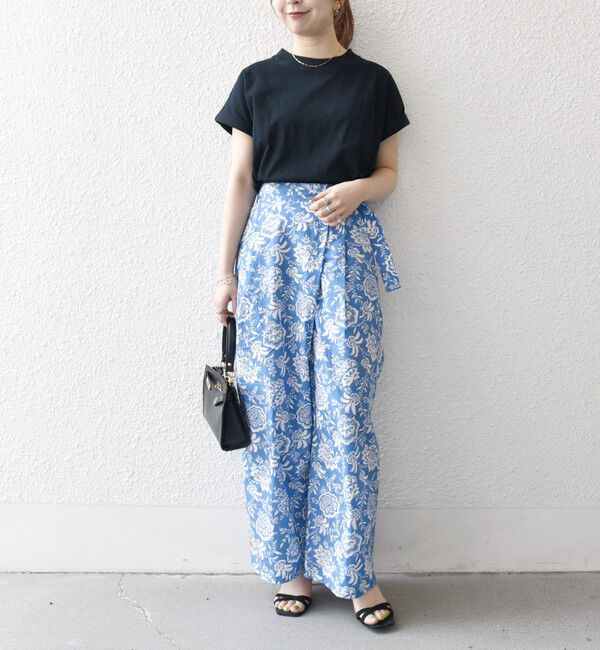 SHIPS any「SHIPS any:〈抗菌防臭/洗濯機可能〉USAコットン フレンチスリーブ TEE」|Tシャツ・カットソー|