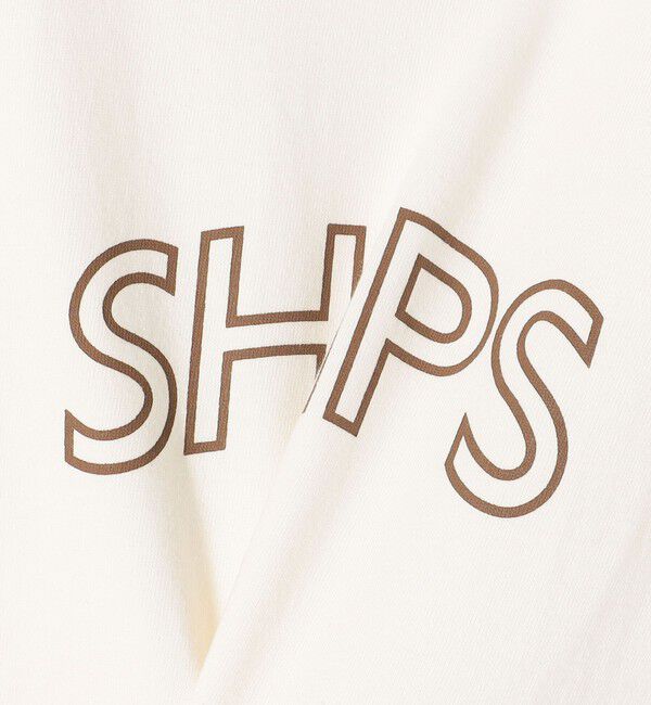 SHIPS for women「【WEB限定】 SHIPS ラウンド プリント ロゴ TEE」|Tシャツ・カットソー|