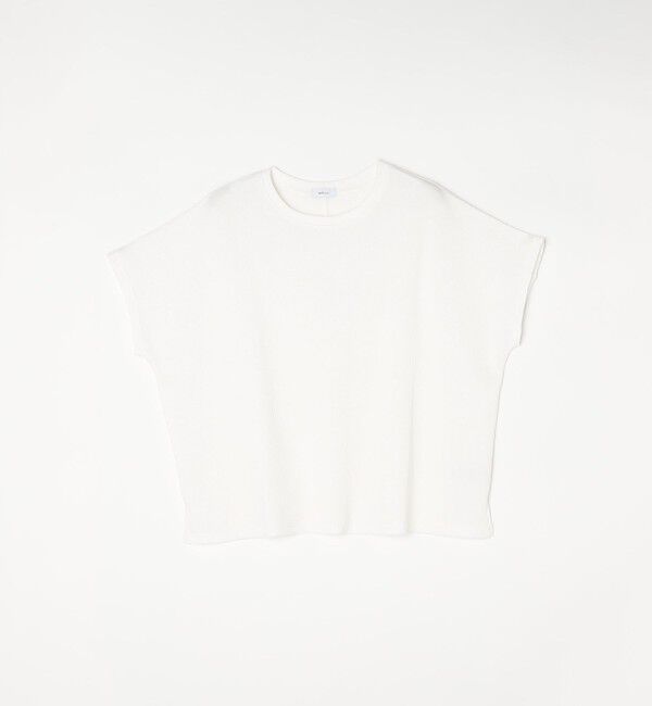 SHIPS any「【WEB限定】SHIPS any:〈洗濯機可能〉ワッフル ワイド TEE」|Tシャツ・カットソー|