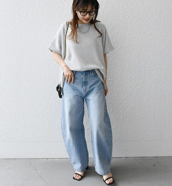 SHIPS any「【WEB限定】SHIPS any:〈洗濯機可能〉ワッフル ワイド TEE」|Tシャツ・カットソー|