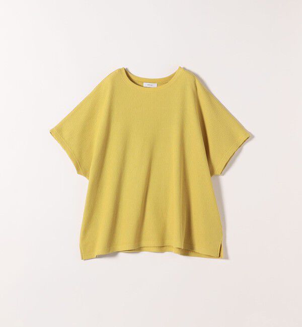 SHIPS any「【WEB限定】SHIPS any:〈洗濯機可能〉ワッフル ワイド TEE」|Tシャツ・カットソー|