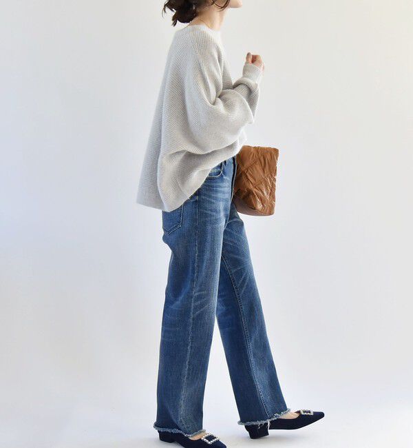 quaranciel「quaranciel:〈洗濯機可能〉ハンサム テーパード デニム パンツ」|デニム|