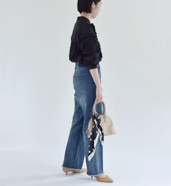 quaranciel「quaranciel:〈洗濯機可能〉ハンサム テーパード デニム パンツ」|デニム|