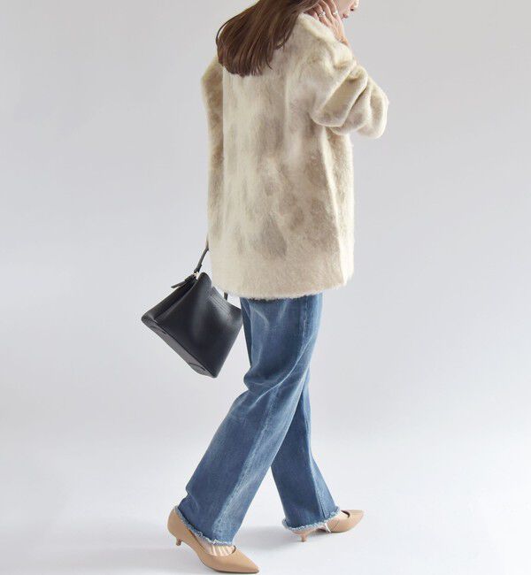 quaranciel「quaranciel:〈洗濯機可能〉ハンサム テーパード デニム パンツ」|デニム|