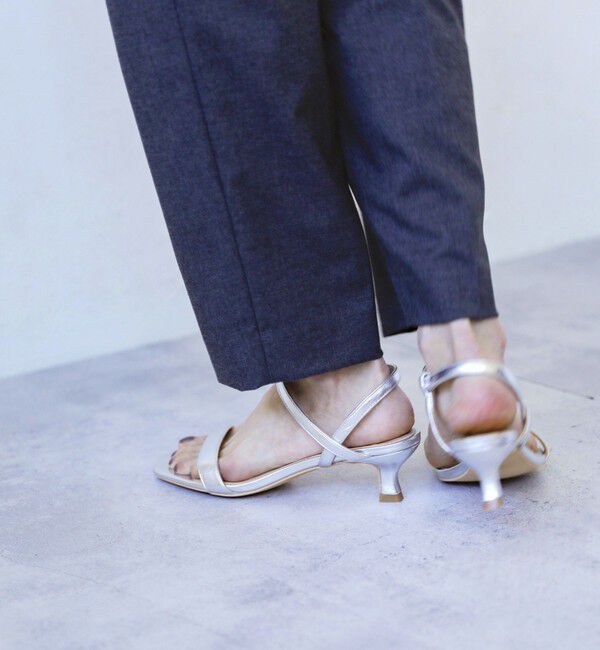 quaranciel「quaranciel: ストラップ ヒール サンダル」|サンダル|