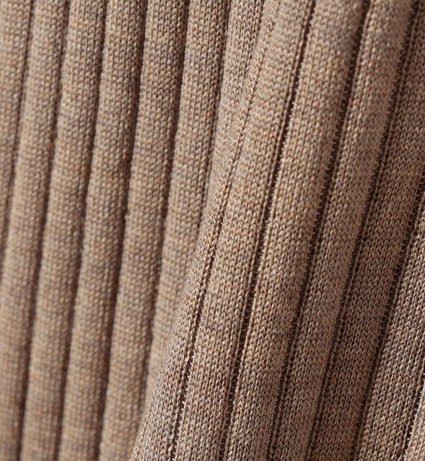 SHIPS for women「SHIPS Primary Navy Label:シルク カシミヤ タートルネック」|ニット・セーター|