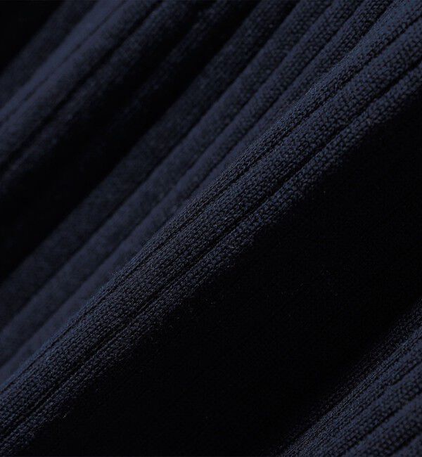 SHIPS for women「SHIPS Primary Navy Label:シルク カシミヤ タートルネック」|ニット・セーター|