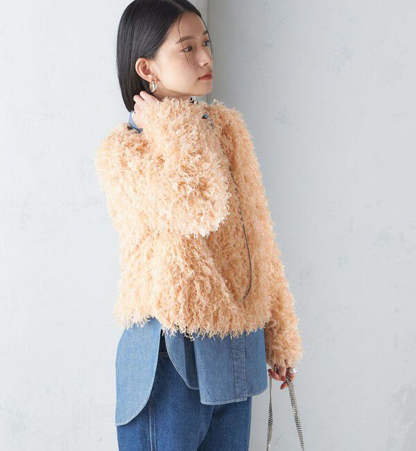 SHIPS for women「〈手洗い可能〉フェザー ヤーン プルオーバー 24SS ◇」|プルオーバー|