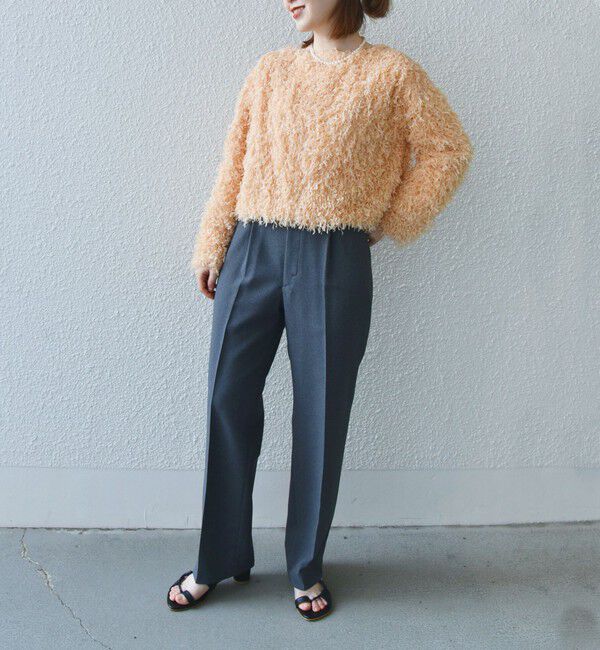 SHIPS for women「〈手洗い可能〉フェザー ヤーン プルオーバー 24SS ◇」|プルオーバー|