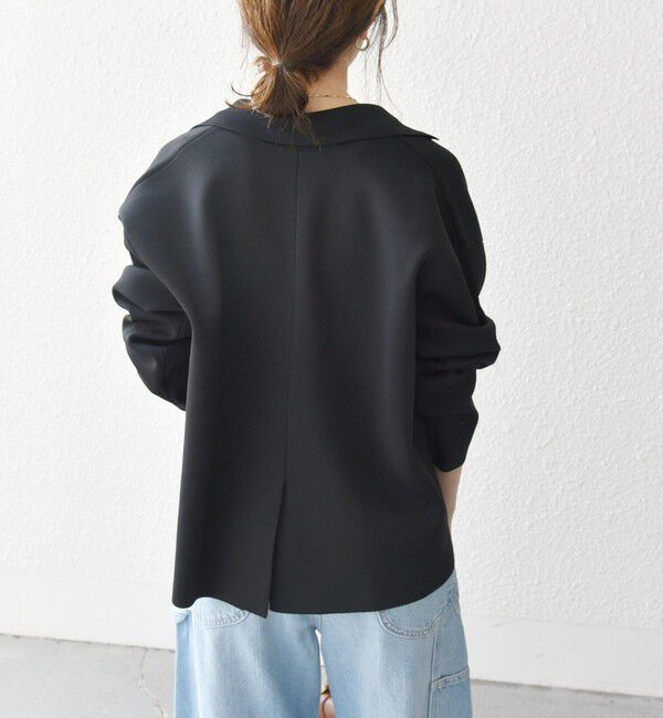 SHIPS any「SHIPS any:〈手洗い可能〉テーラード ニット カーディガン ジャケット」|テーラードジャケット|