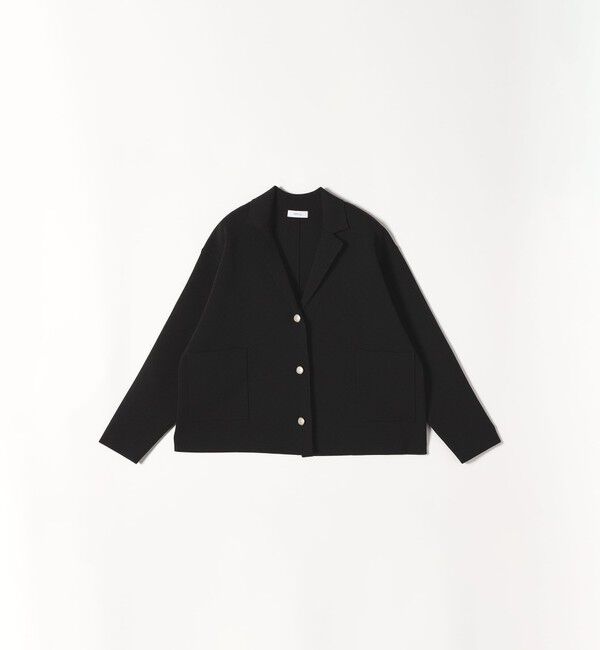 SHIPS any「SHIPS any:〈手洗い可能〉テーラード ニット カーディガン ジャケット」|テーラードジャケット|