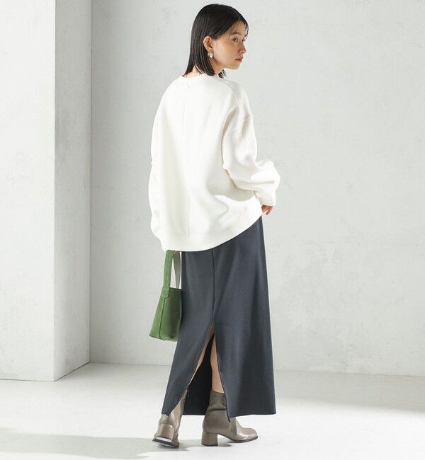 SHIPS for women「〈手洗い可能〉リブ ジャージー 2WAY ストレッチ スカート」|スカート|