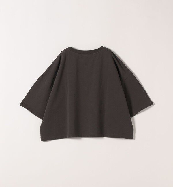 SHIPS any「《一部追加予約》【WEB限定】SHIPS any:〈洗濯機可能〉インレイ ハーフスリーブ ショートTEE」|Tシャツ・カットソー|