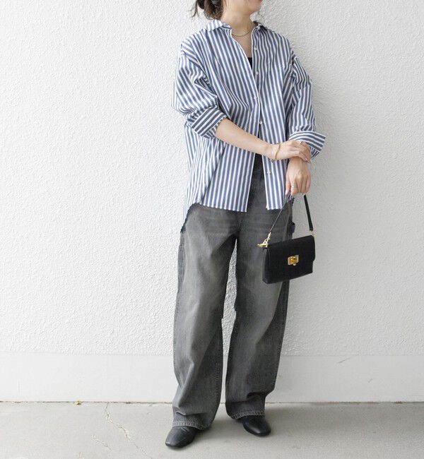 SHIPS any「SHIPS any:〈洗濯機可能〉REPREVE レギュラーカラー ルーズ ポケット シャツ」|シャツ・ブラウス|