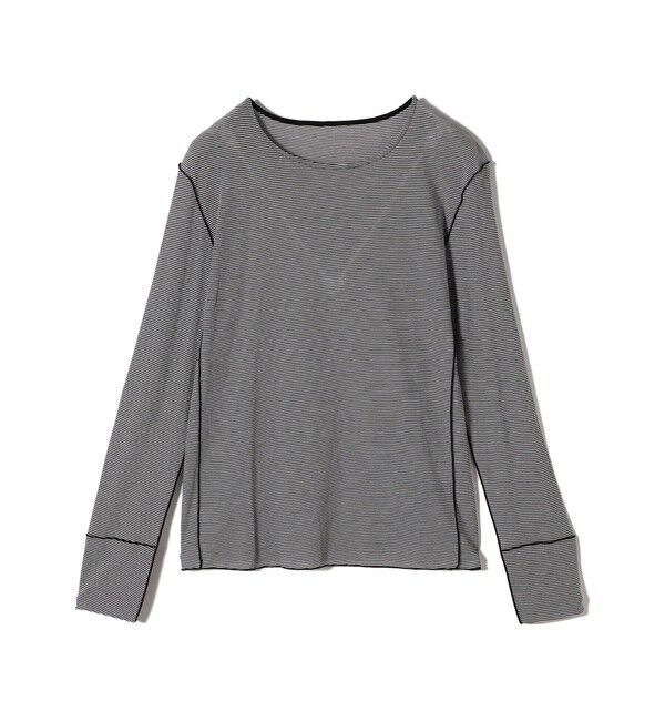 SHIPS for women「〈手洗い可能〉シアー ストレッチ クルーネック プルオーバー」|Tシャツ・カットソー|