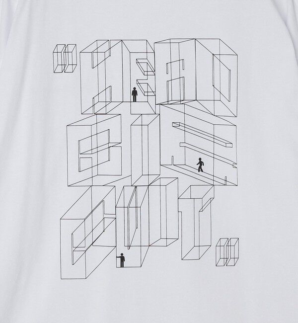 SHIPS「City Ambient Products: グラフィックプリント ロングスリーブTシャツ(ロンT)」|Tシャツ・カットソー|