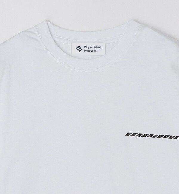 SHIPS「City Ambient Products: グラフィックプリント ロングスリーブTシャツ(ロンT)」|Tシャツ・カットソー|