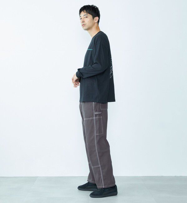 SHIPS「City Ambient Products: グラフィックプリント ロングスリーブTシャツ(ロンT)」|Tシャツ・カットソー|