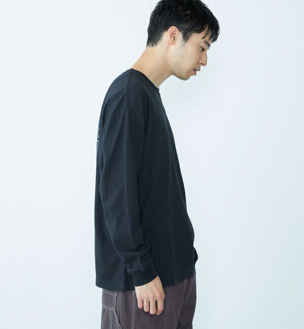 SHIPS「City Ambient Products: グラフィックプリント ロングスリーブTシャツ(ロンT)」|Tシャツ・カットソー|