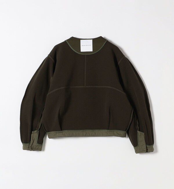 quaranciel「quaranciel:〈洗濯機可能〉ダブルジャージー ノーカラー コンパクト ジャケット」|ノーカラージャケット|