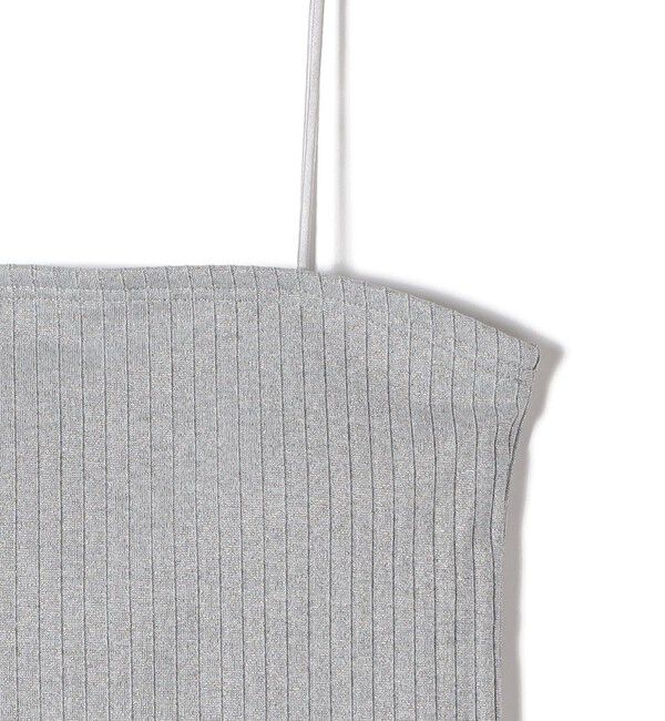 SHIPS Colors 「SHIPS Colors:〈洗濯機可能〉ハリヌキ ラメ カップ付き キャミソール」|インナー|